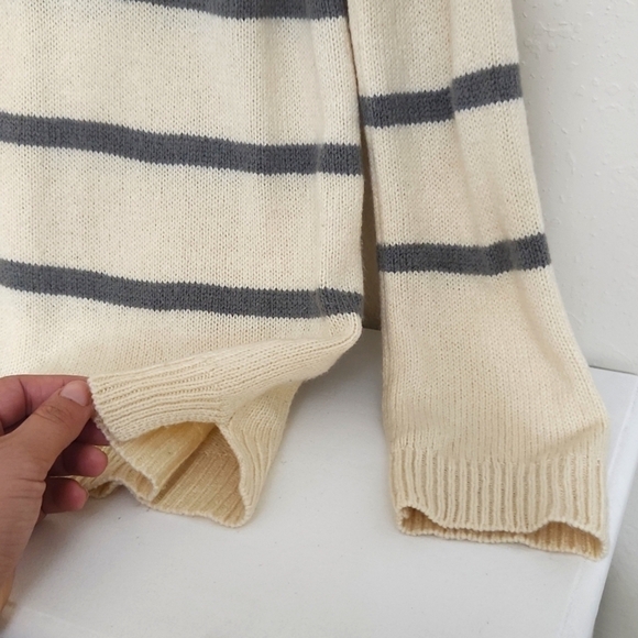 Pullover Wool Blend Sweater Tunic Size Large Fall Cozy Lagenlook Coastal - Picture 3 of 7